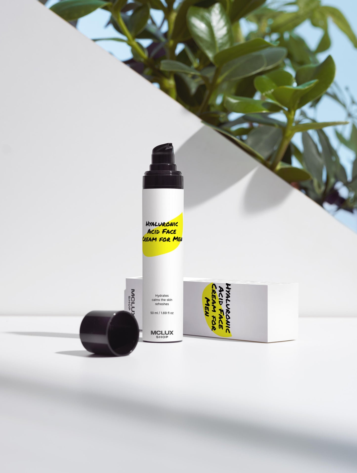 Hyaluronic Acid Face Cream for Men - MCLUX SHOP.