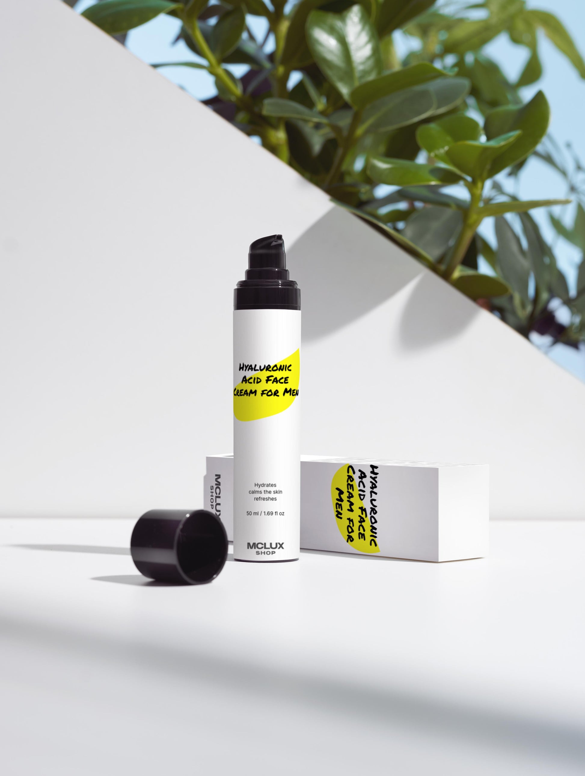 Hyaluronic Acid Face Cream for Men - MCLUX SHOP.