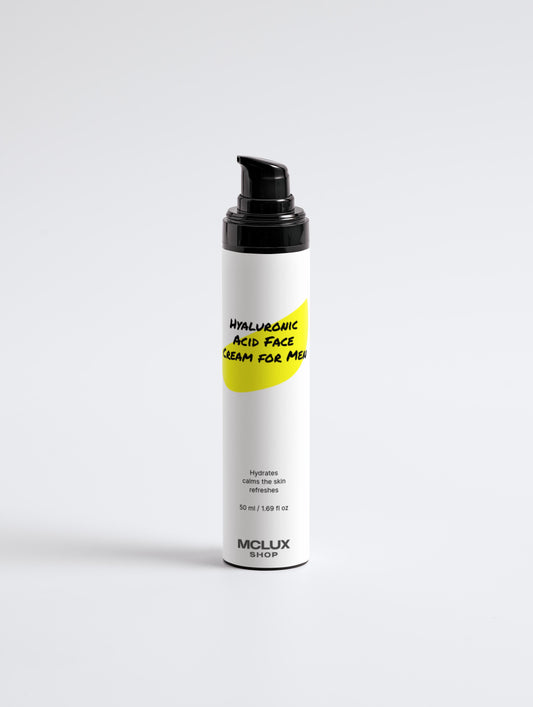 Hyaluronic Acid Face Cream for Men - MCLUX SHOP.