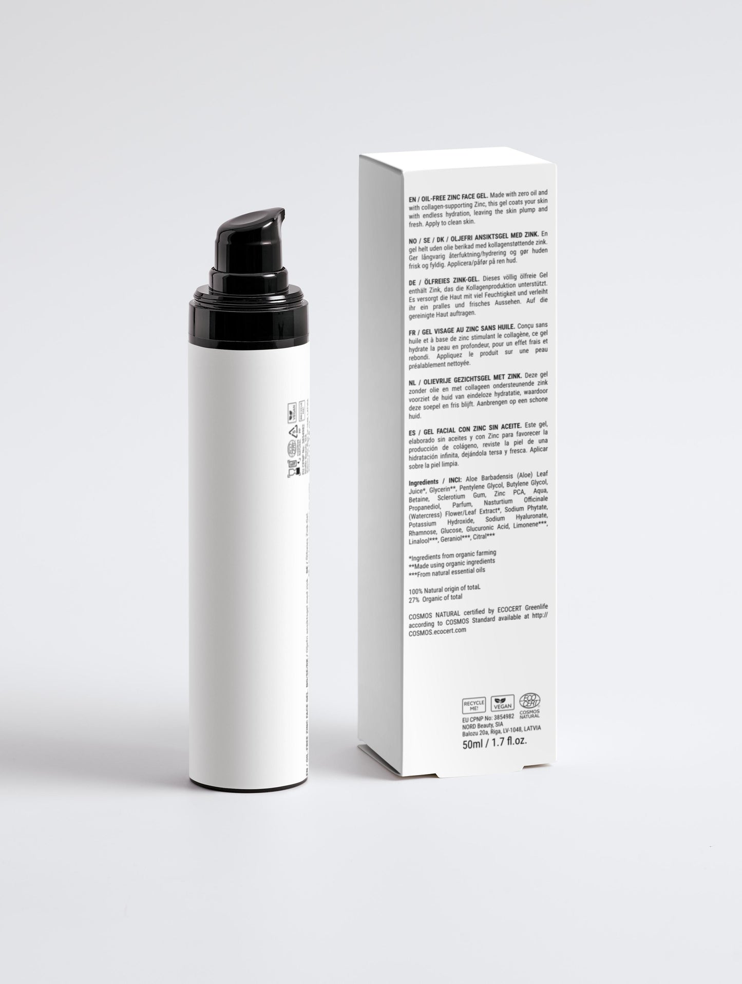 Oil-Free Zinc Face Gel for Men - MCLUX SHOP.