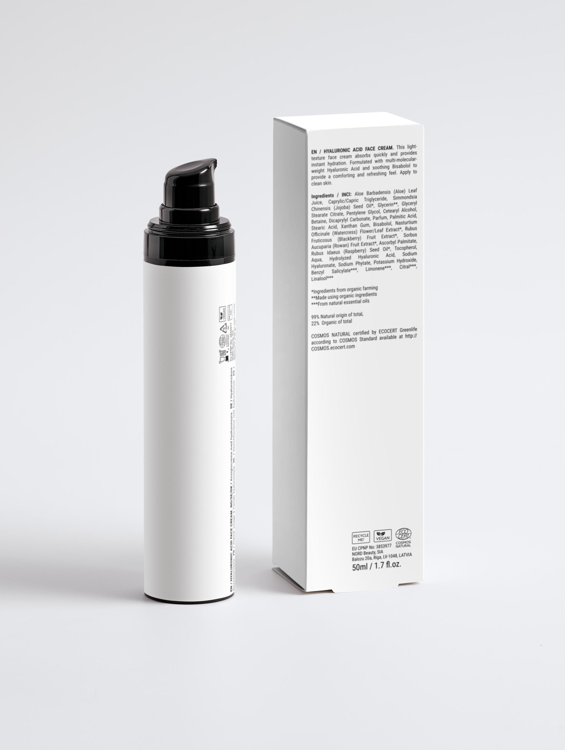 Hyaluronic Acid Face Cream for Men - MCLUX SHOP.