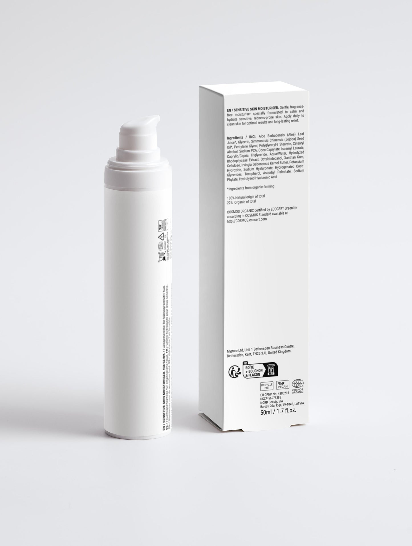 Sensitive Skin Moisturiser, Fragrance Free - MCLUX SHOP.