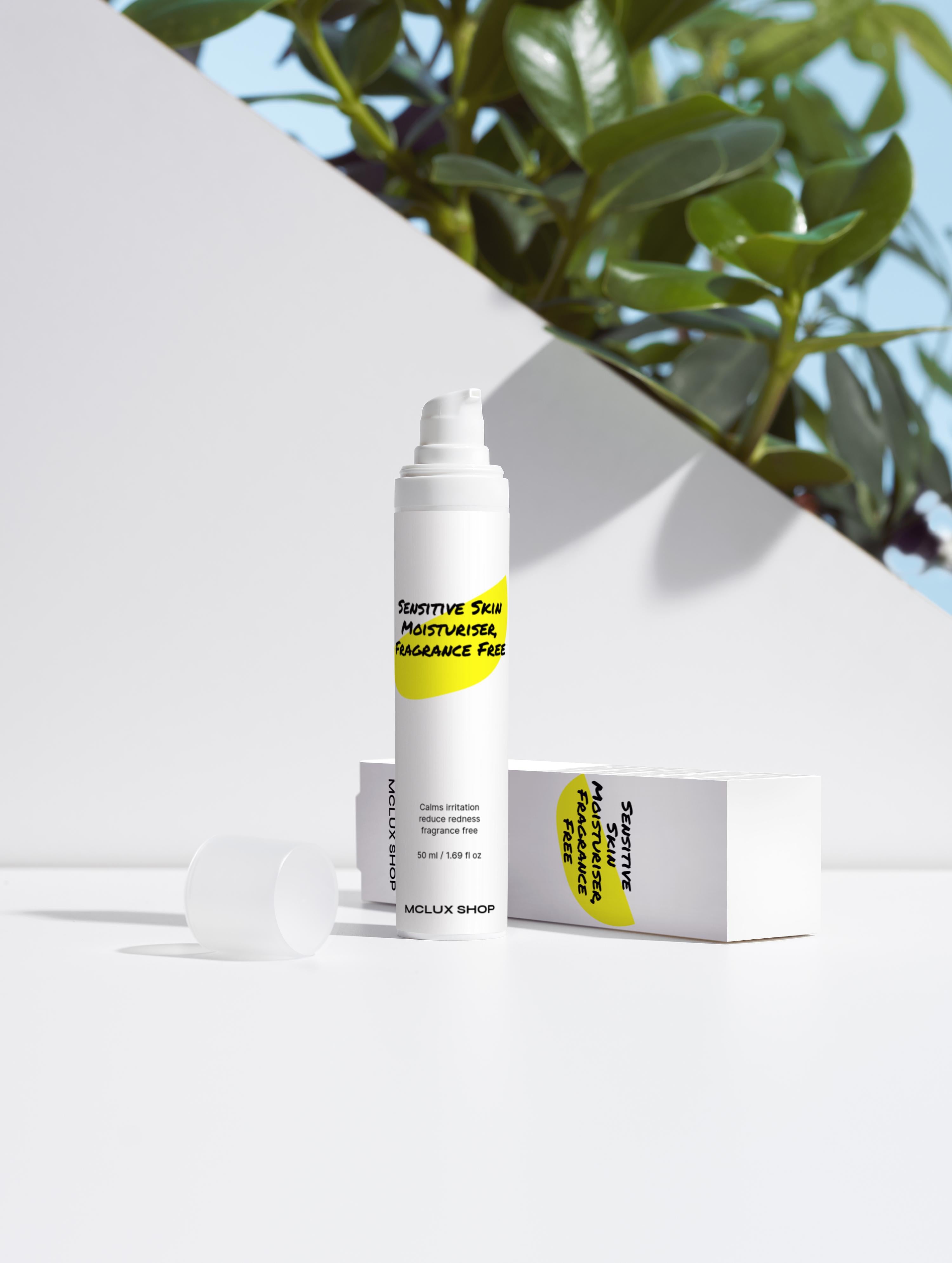Sensitive Skin Moisturiser, Fragrance Free - MCLUX SHOP.