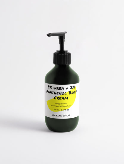 5% Urea + 2% Panthenol Body Cream - MCLUX SHOP.