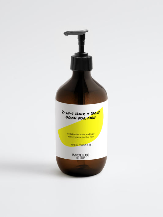 Men’s 3-in-1 Wash — Hair & Body - MCLUX SHOP.