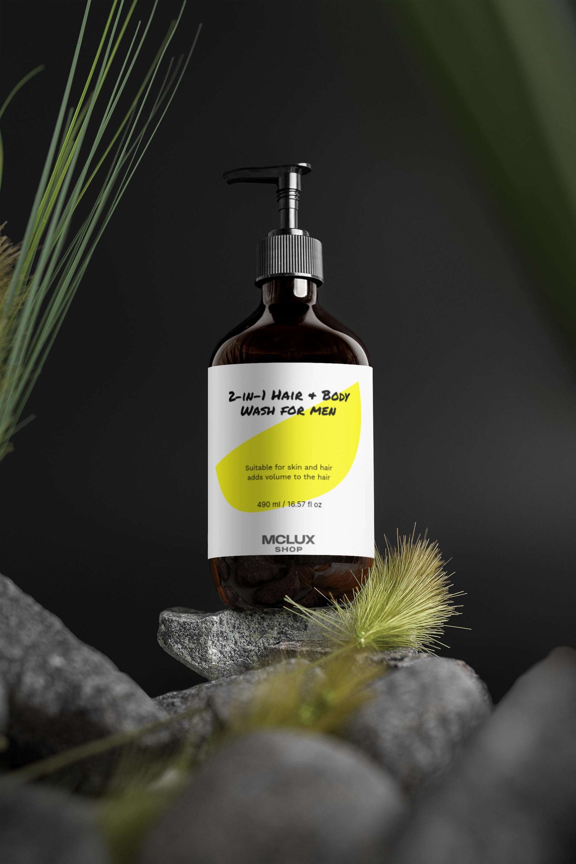 Men’s 3-in-1 Wash — Hair & Body - MCLUX SHOP.