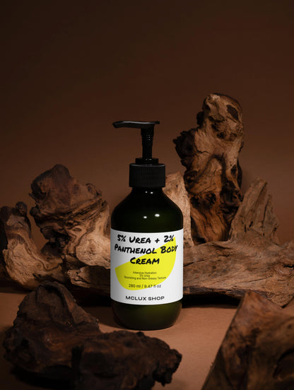 5% Urea + 2% Panthenol Body Cream - MCLUX SHOP.
